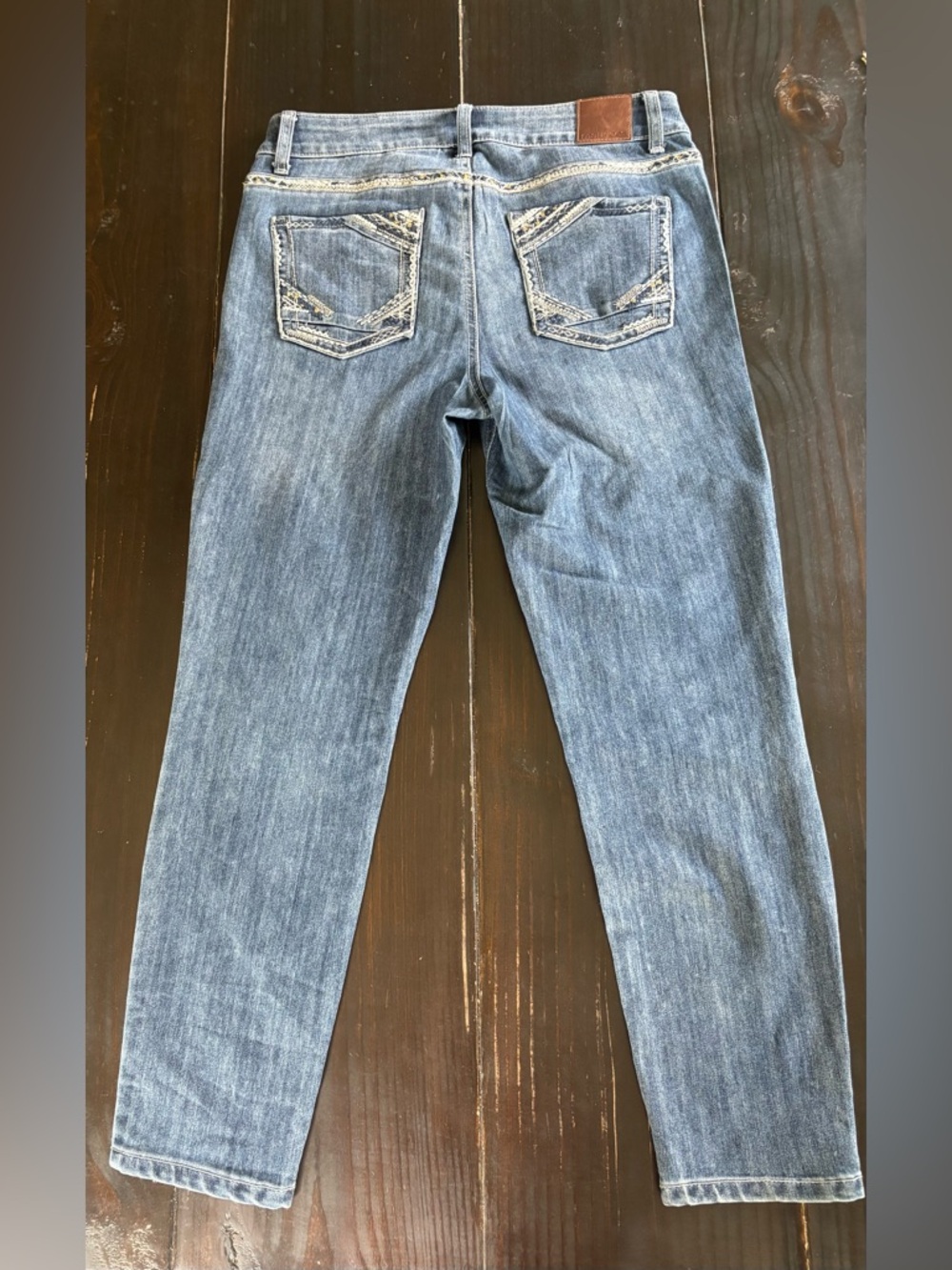 Maurices Classic Midwash Denim Jeans with Contrast Pocket Stitching